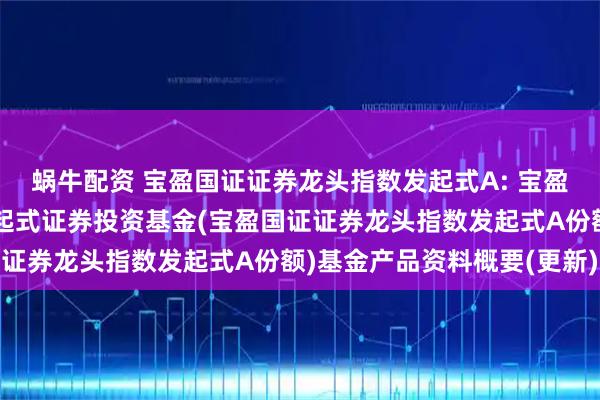 蜗牛配资 宝盈国证证券龙头指数发起式A: 宝盈国证证券龙头指数型发起式证券投资基金(宝盈国证证券龙头指数发起式A份额)基金产品资料概要(更新)